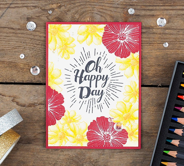 wieesmirgefaellt.de | Oh Happy Day - Simon Says Stamp | Grußkarten Greetingcards